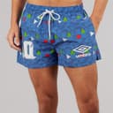 Umbro Heren Racer Zwemshort Blauw/Rood/Groen/Wit