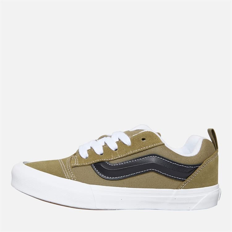 Vans Junior Knu Skool Trainers Olijf / Zwart