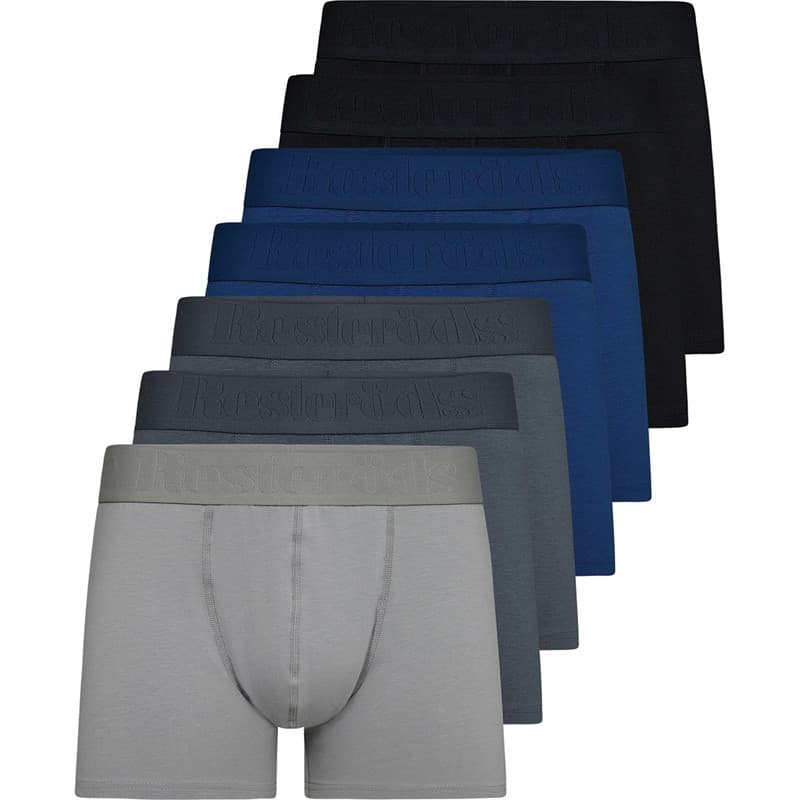 Resteröds Heren Gunnar Baumwolle Sieben Pack Boxer Mehrfarbig - Afbeelding 1