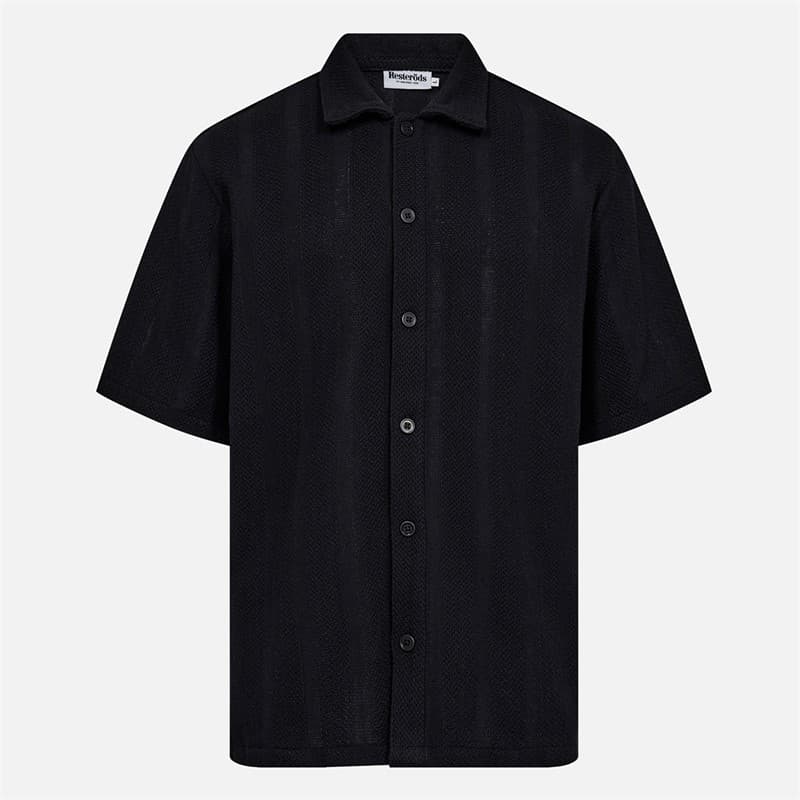 Resteröds Heren Kirk Shirt Zwart - Afbeelding 1
