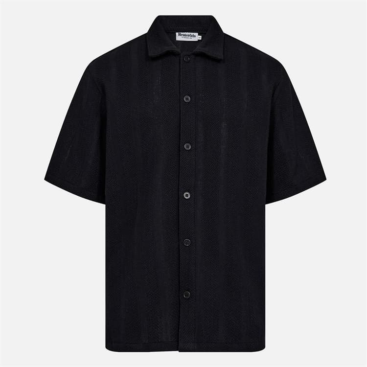Resteröds Heren Kirk Shirt Zwart