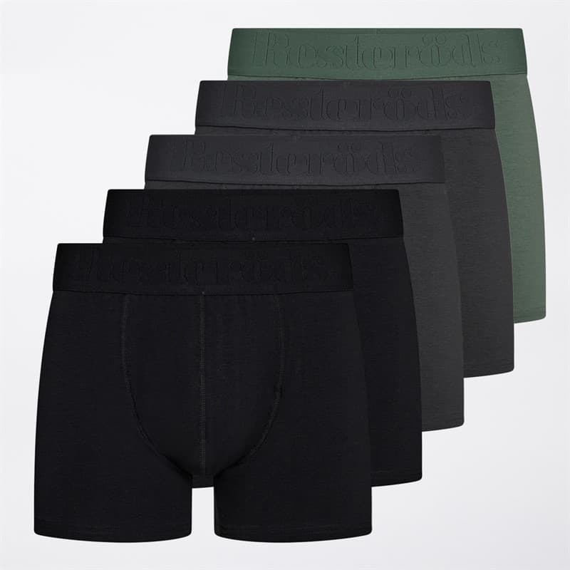 Resteröds Heren Gunnar Vijf Pack Boxers Multicolour - Afbeelding 1