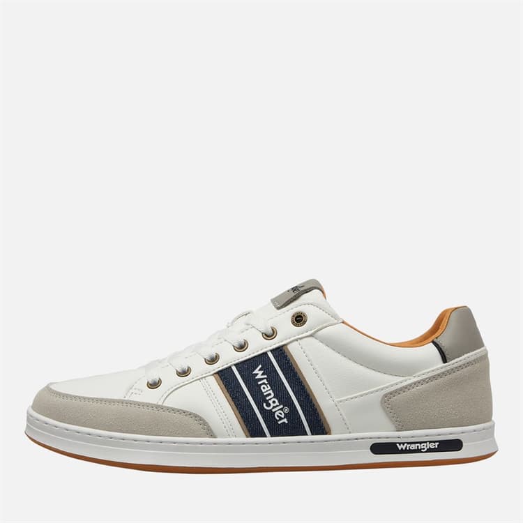 Wrangler Heren Butch Sneakers Bright White