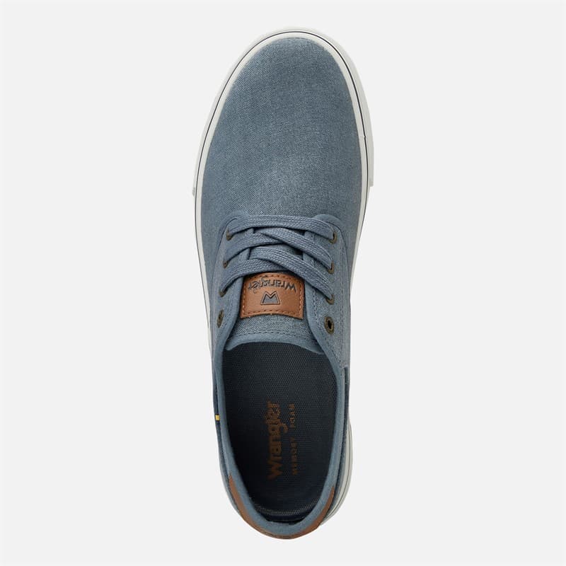 Wrangler Heren Calypso Trainers Dark Denim - Afbeelding 4