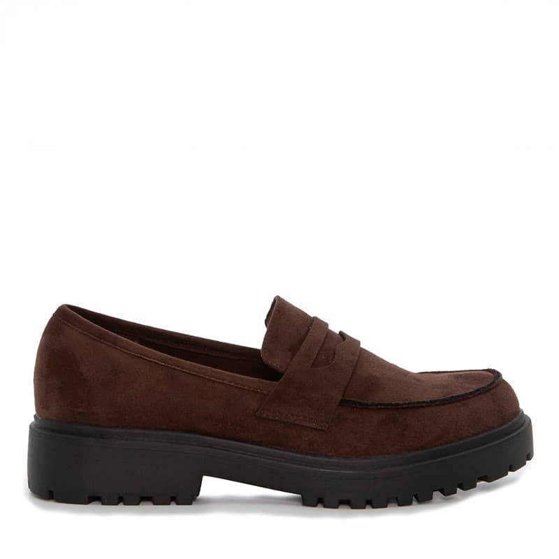 Duffy Dames Lattarico Uno Loafers Donker Bruin - Afbeelding 1