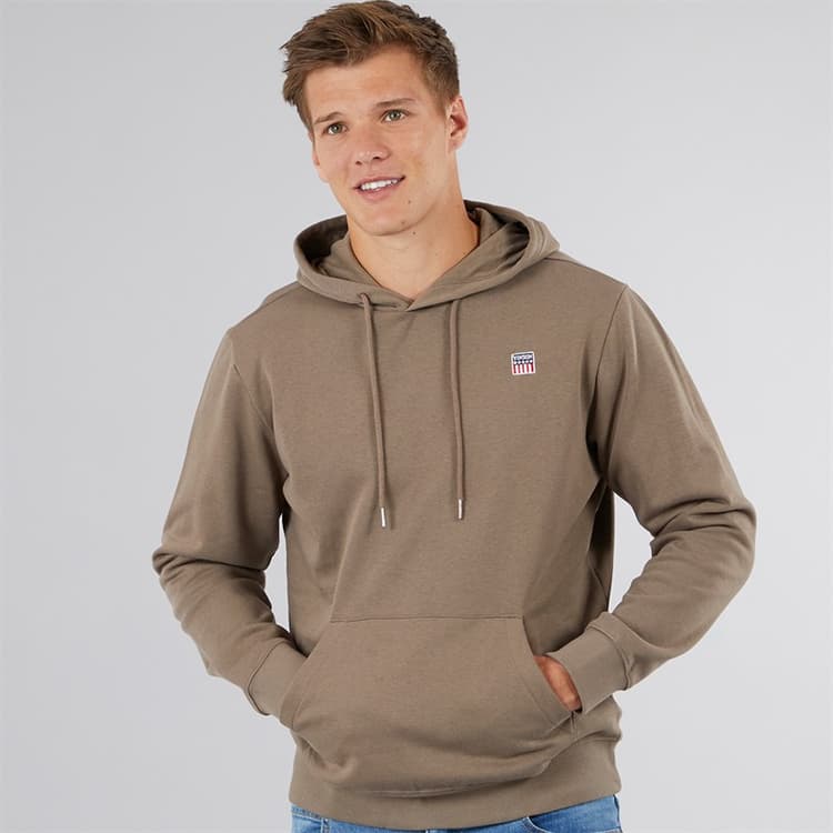 Vinson Heren Johan Hoodie Walnoot