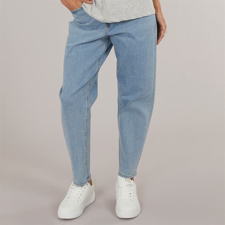 JJXX Dames Lissabon Hoge Taille Mom Jeans Lichtblauw Denim
