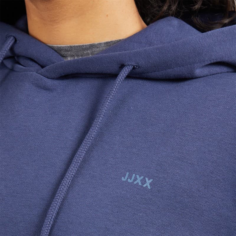 JJXX Dames Abbie Hoodie Marine Academie/Donker Denim - Afbeelding 5