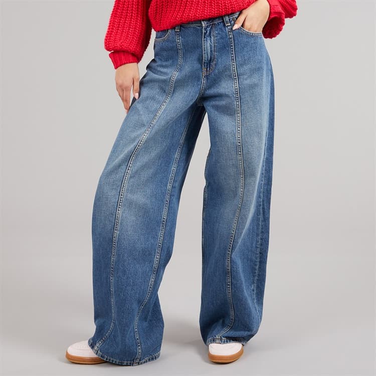 JJXX Dames Tokyo Wijde Jeans R282 Medium Blue Denim