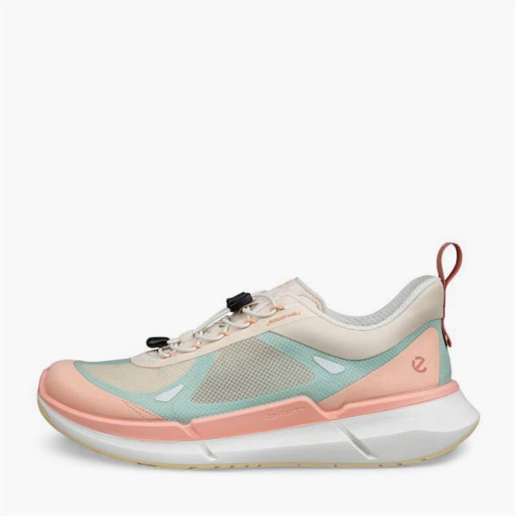 ECCO Dames Biom 2.2 Breathru Speedlace Sneakers Dusty Peach/Limestone/Aquatic