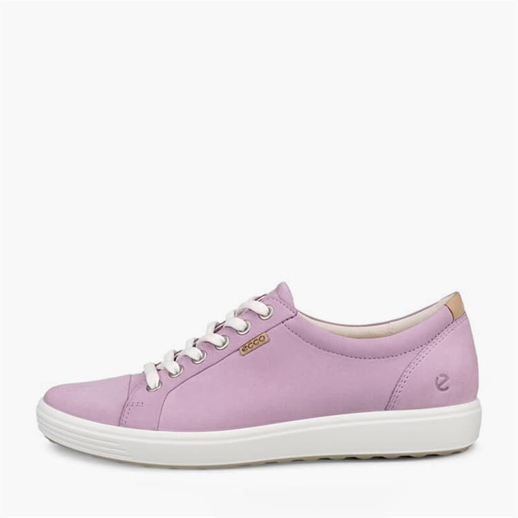 ECCO Dames Zachte VII Nubuck Sneakers Lavender Mist
