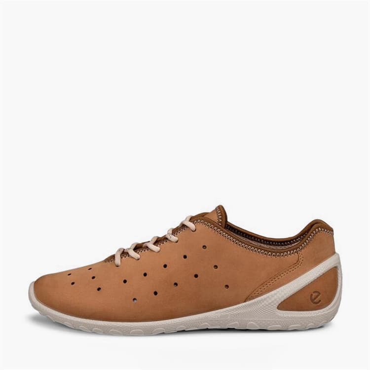 ECCO Dames Biom Everyday Lace Up Trainers Cashmere