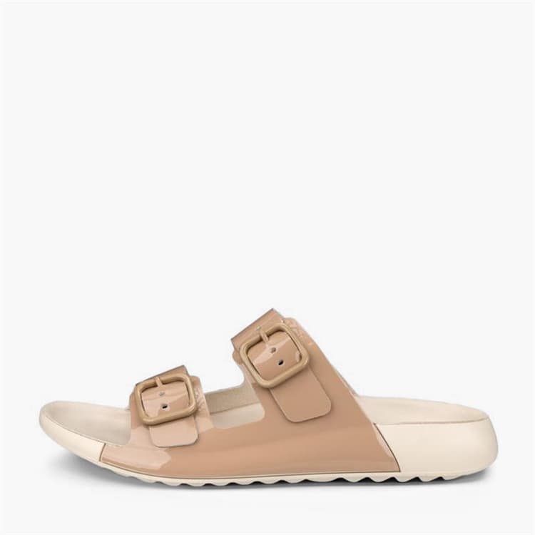 ECCO Dames Cozmo Dubbelband Sandalen Nude