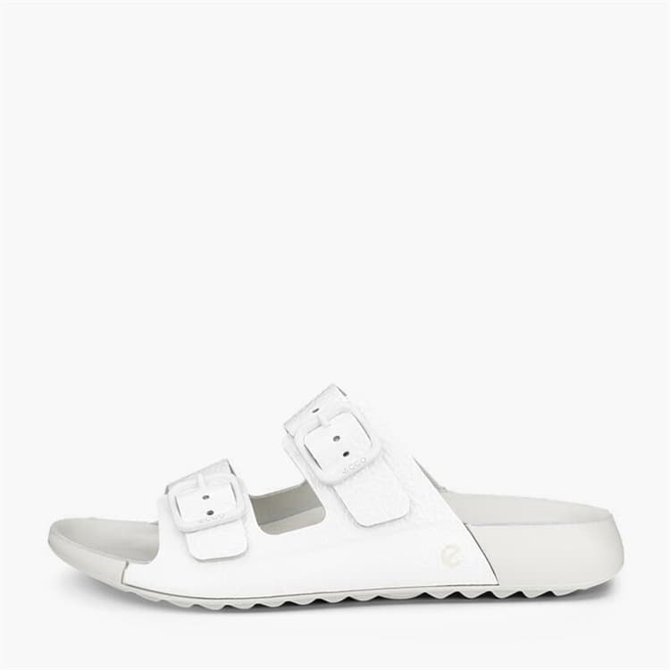 ECCO Dames Cozmo Dubbelband Sandalen Bright White