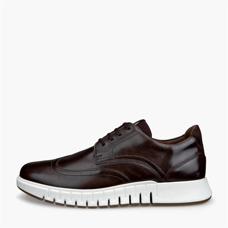 ECCO Heren Gruuv Studio Trainers Cocoa Brown/Mocha