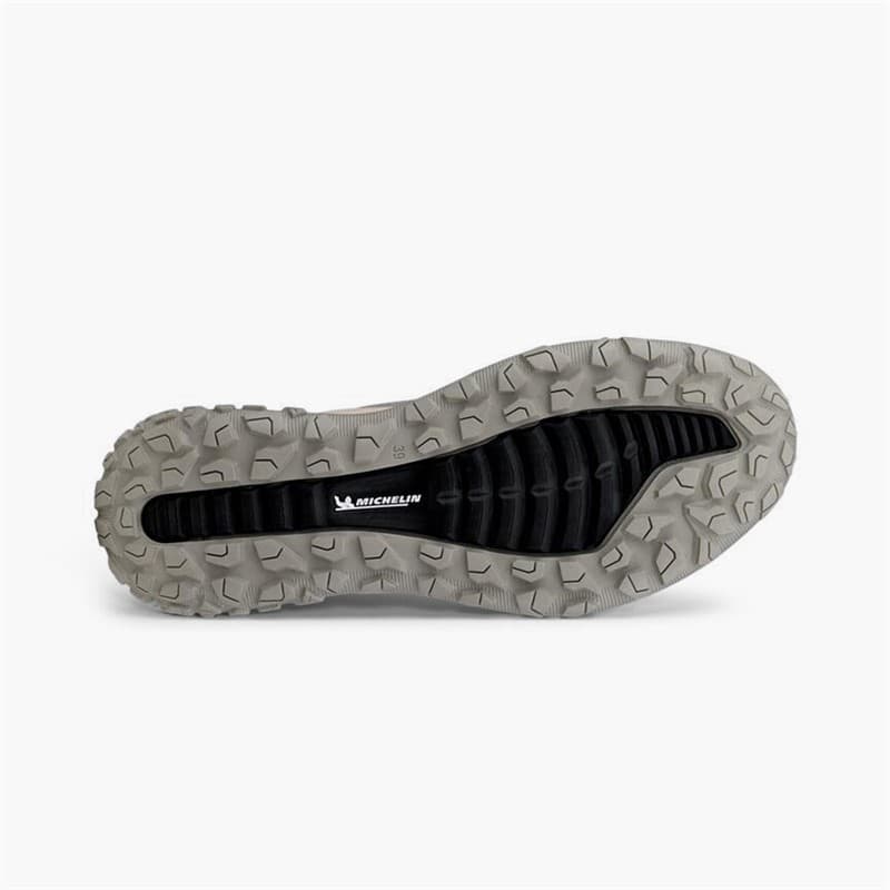 ECCO Dames ULT TRN Nubuck Waterdichte Mid Wandelschoenen Limestone/Gravel/Shadow White - Afbeelding 5