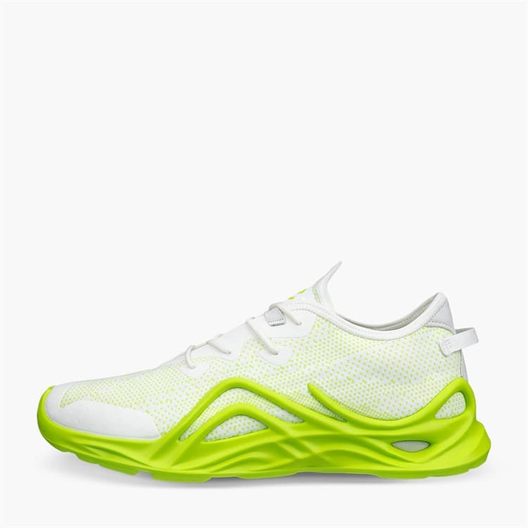 ECCO Heren Biom Infinite Sneakers Bright White/Lime Punch