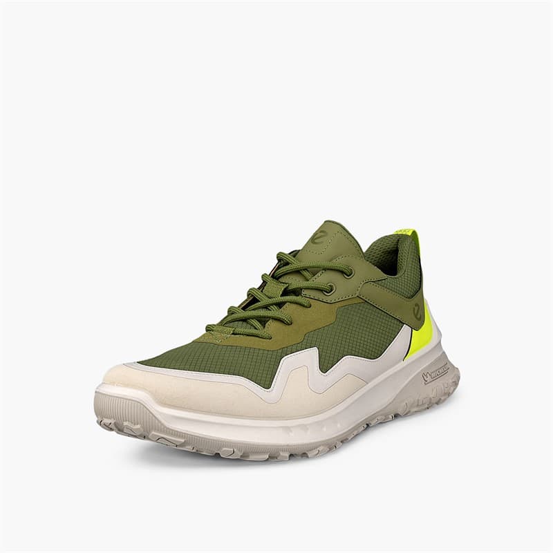 ECCO Heren ULT TRN Outdoor Trainers Gravel/Acorn/Lime Punch - Afbeelding 2