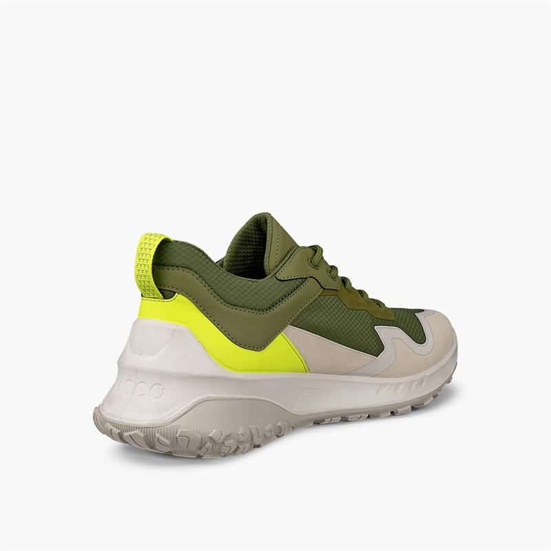 ECCO Heren ULT TRN Outdoor Trainers Gravel/Acorn/Lime Punch - Afbeelding 3