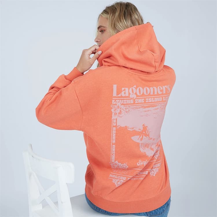 Lagooners Hoodie met Mandarijnkraag Dames Santa Cruz