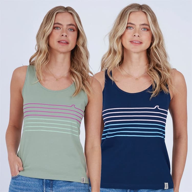 Lagooners Dames Raina Singlet Meerkleurig