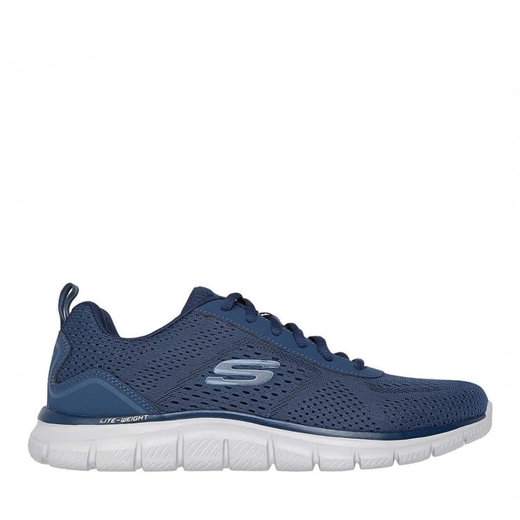 SKECHERS Heren Track Leshur Sneakers Blauw