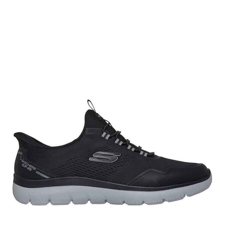 SKECHERS Heren Summits Slip In Sneakers Zwart