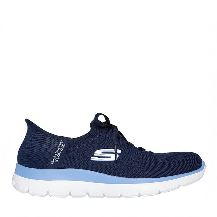 SKECHERS SPORT Dames instappers Summits nieuwe dagelijkse sneakers Navy