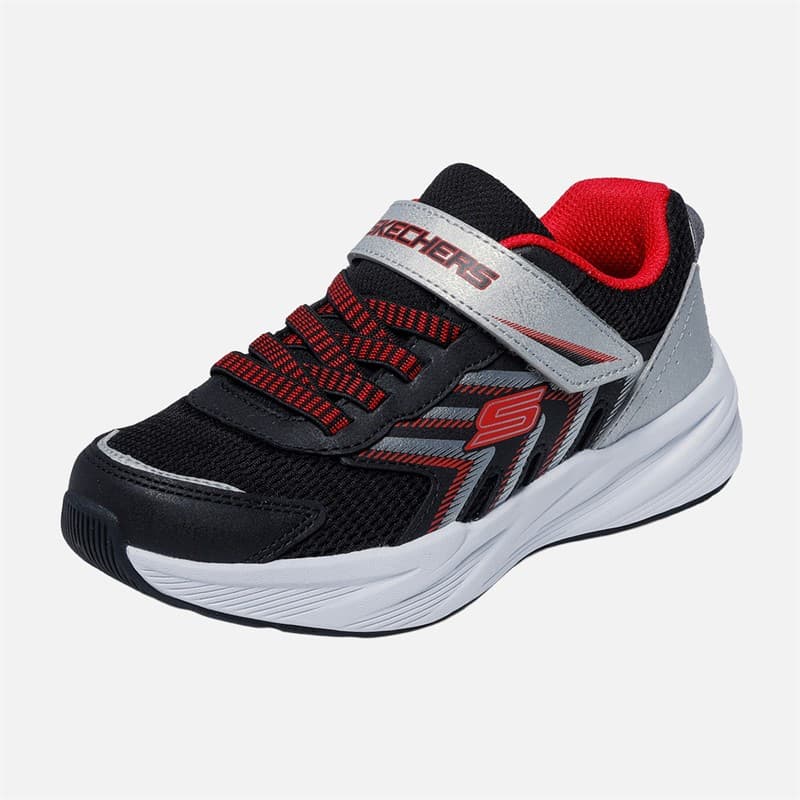 SKECHERS SPORT SKECHERS Jongens Microspec Tread Sneakers Zwart - Afbeelding 3