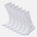 SKECHERS Set van 6 Crew Sokken wit Traditional