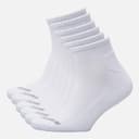 SKECHERS Six Pack Kousen Kwart wit Traditional