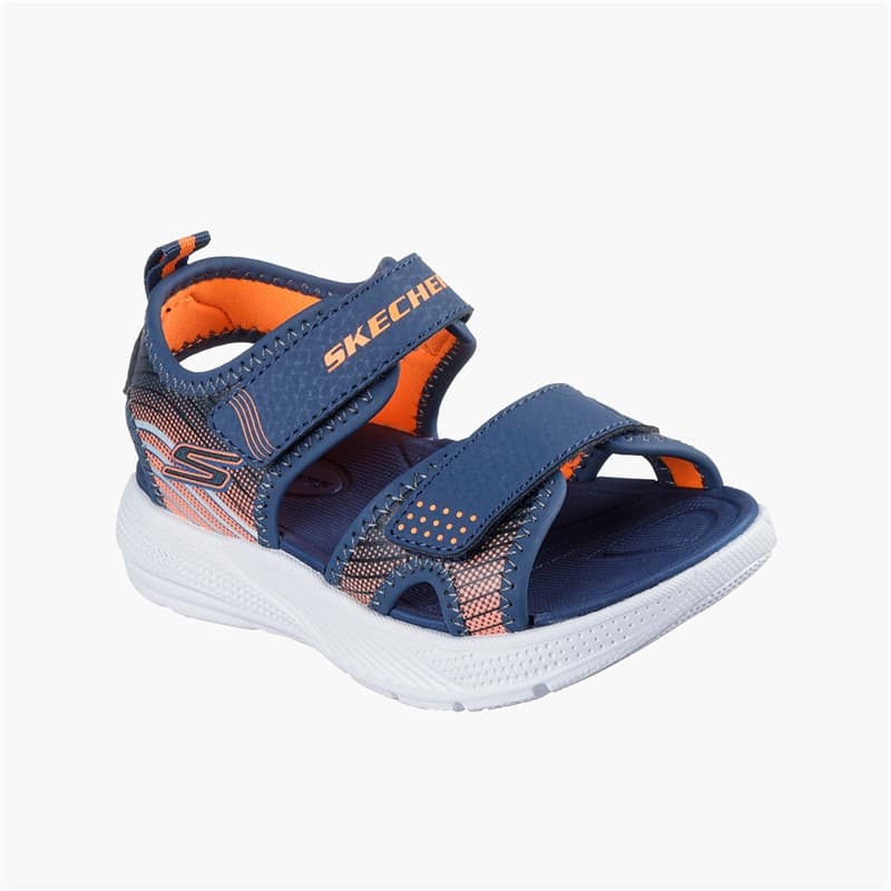 SKECHERS Jongens Microspec-Splash Sandalen Navy - Afbeelding 3