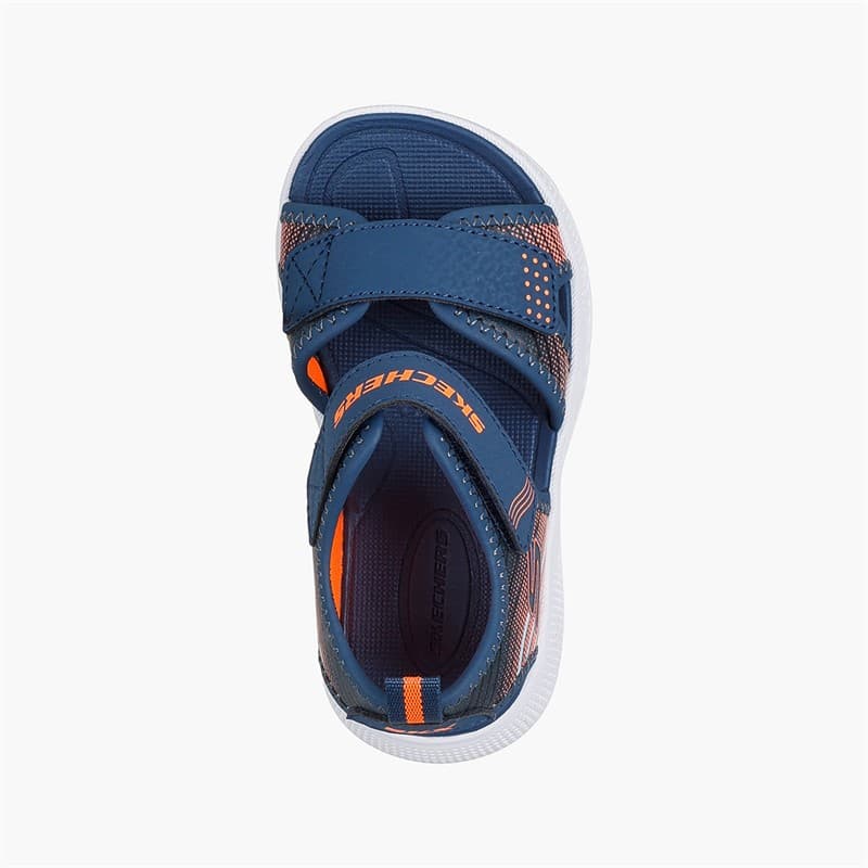 SKECHERS Jongens Microspec-Splash Sandalen Navy - Afbeelding 4