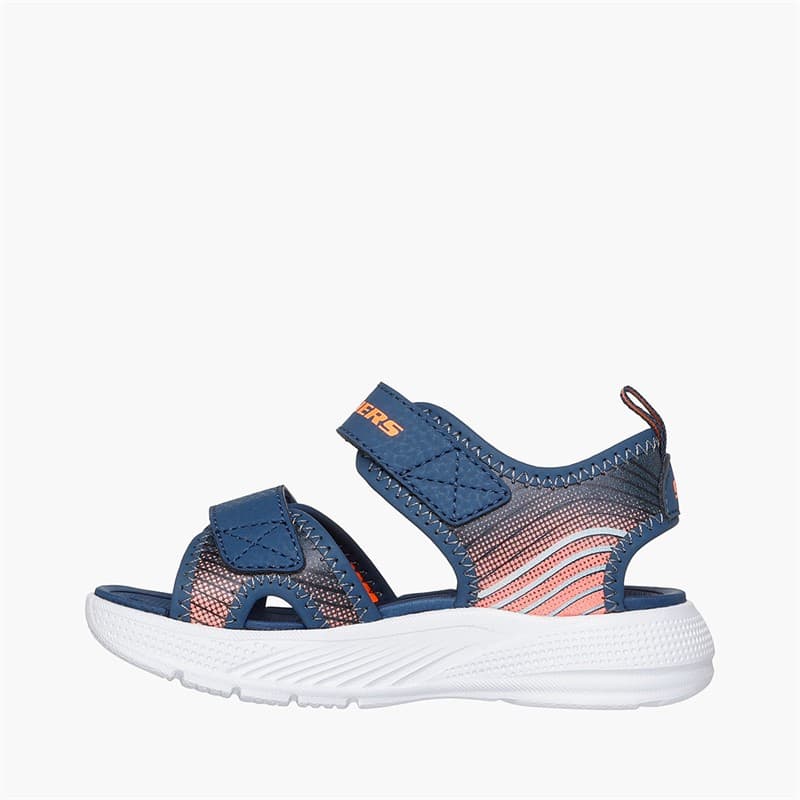 SKECHERS Jongens Microspec-Splash Sandalen Navy - Afbeelding 5