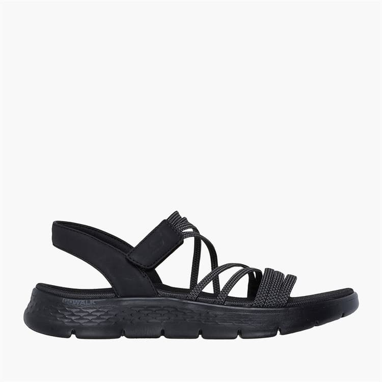 SKECHERS Dames Go Walk Flex Sandalen Zwart