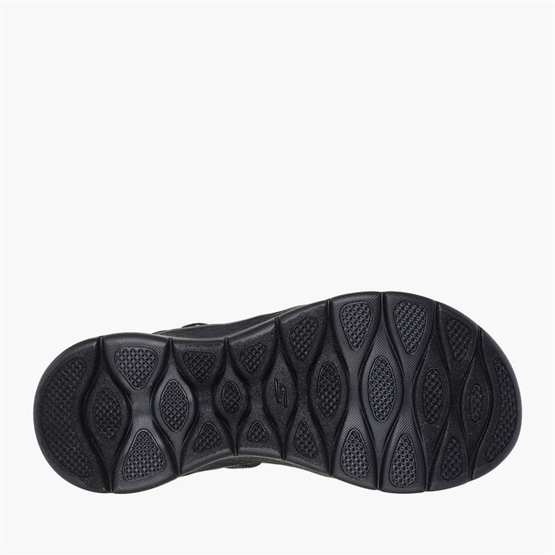 SKECHERS Dames Go Walk Flex Sandalen Zwart - Afbeelding 2