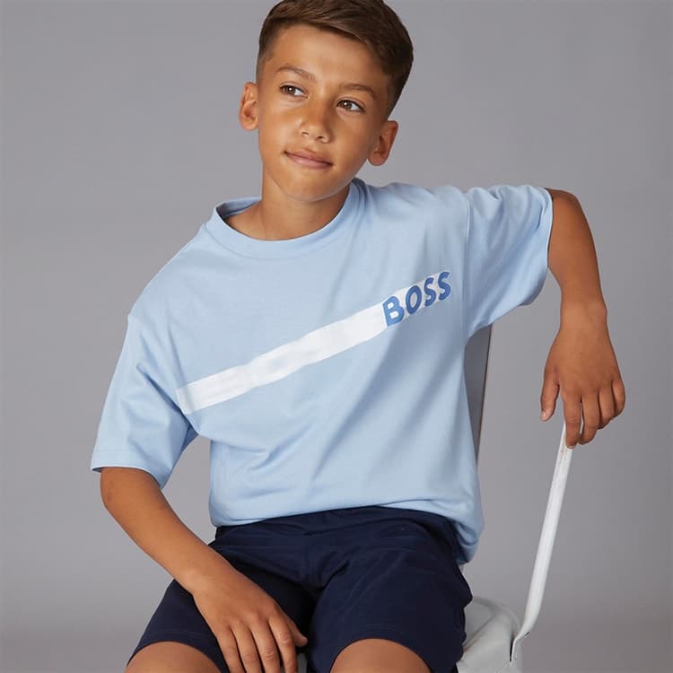 BOSS Jongens Co-Ord Set Perzisch Blauw