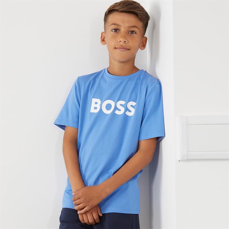 BOSS Jongens T-Shirt Marine