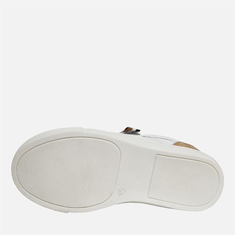 BOSS Jongens Logo Klittenband Cupzool Sneakers Wit - Afbeelding 2