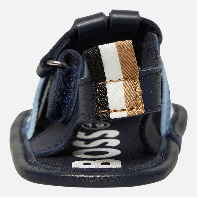 BOSS Baby Jongens klittenband sandalen marineblauw - Afbeelding 4