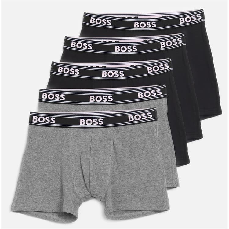 BOSS Jongens Vijf Pack Boxers Zwart