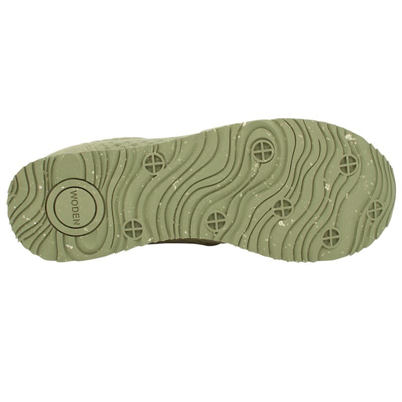 Woden Dames Ydun Suède Mesh II Sneakers 306 Stoftige Olijf - Afbeelding 2