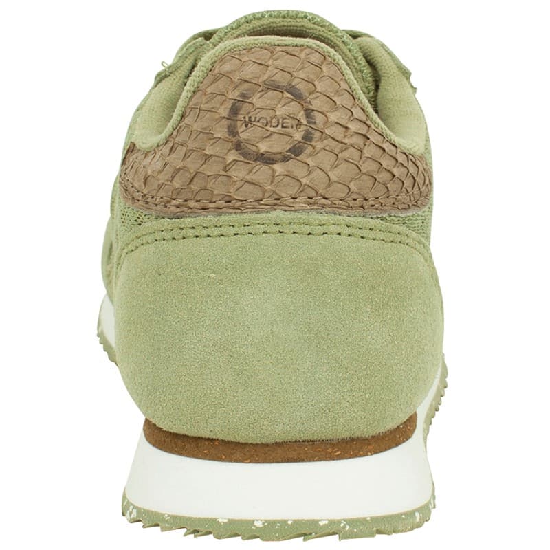 Woden Dames Ydun Suède Mesh II Sneakers 306 Stoftige Olijf - Afbeelding 3