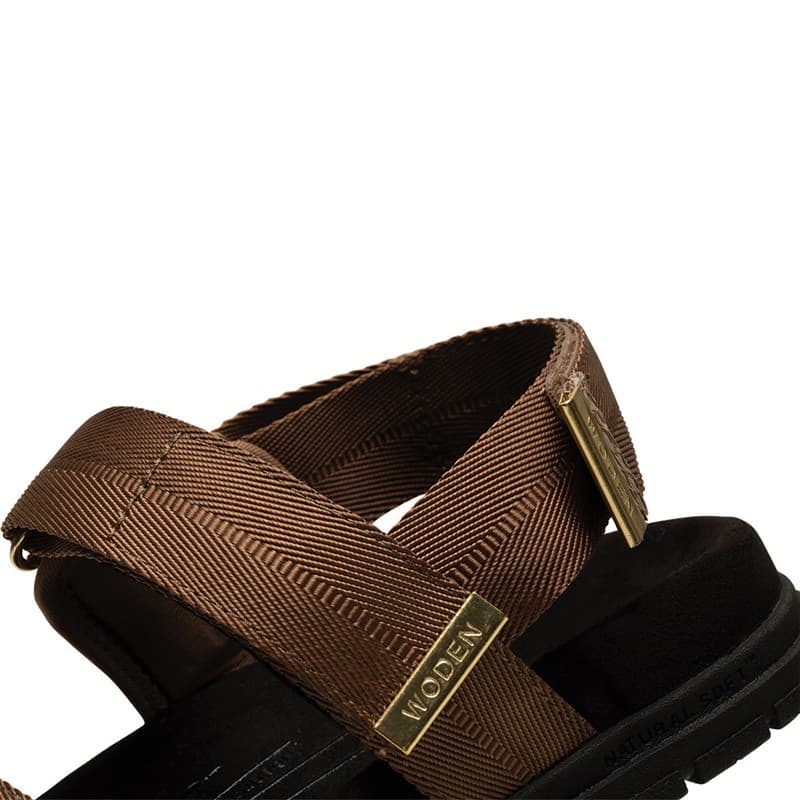 Woden Sandalen Louisa Dames 069 Latte - Afbeelding 3