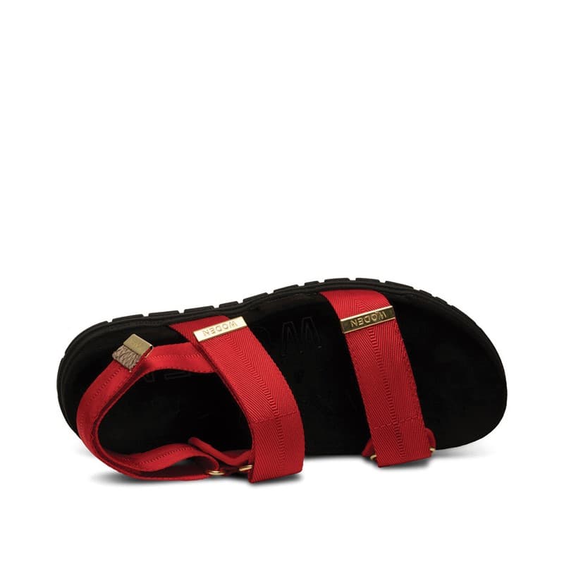 Woden Sandalen Dames Louisa 123 Vuurrood - Afbeelding 4