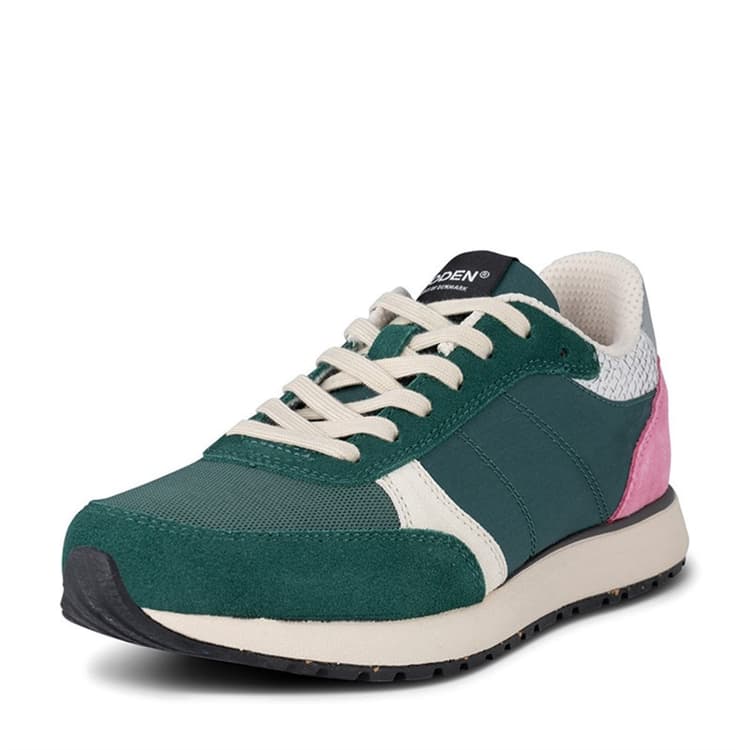 Woden Dames Ronja Reflecterende Sneakers 139 Diep Bos