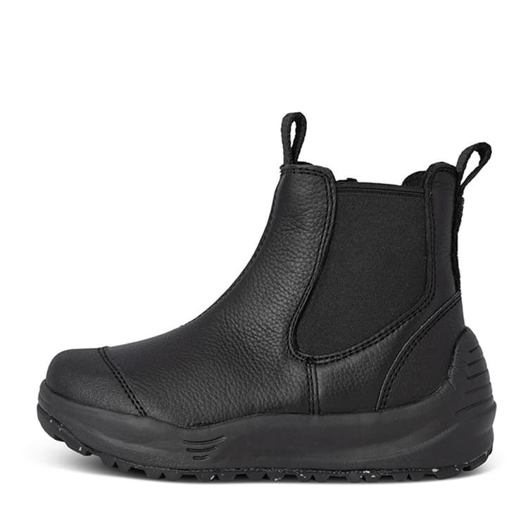 Woden Kinderen Wodens Silja Warme Leren Laarzen 020 Black