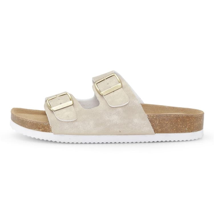 CPH Comfort Dames Bio 2 Band Sandalen Light Gold