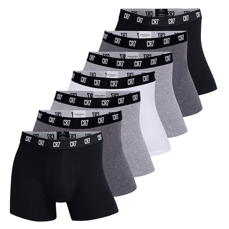 CR7 Herenshorts Set van 7 Multicolor