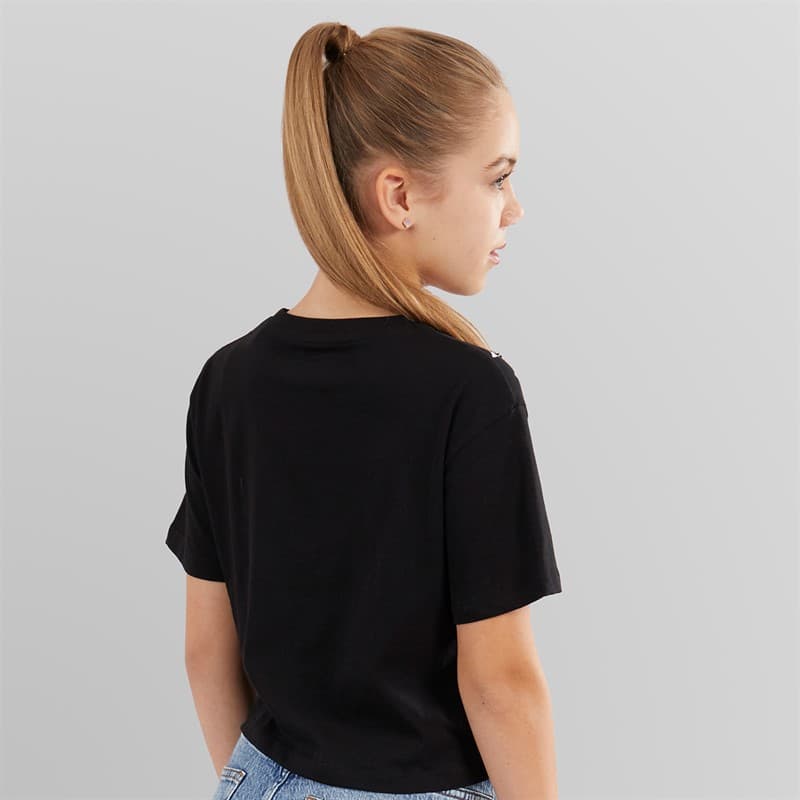 Guess Meisjes T-shirt Jet Black A996 - Afbeelding 2